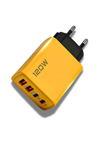 OEM Încărcător Rețea Fast Charge 120W Engros, Multi-Port 4-în-1 (2x USB-C PD ...