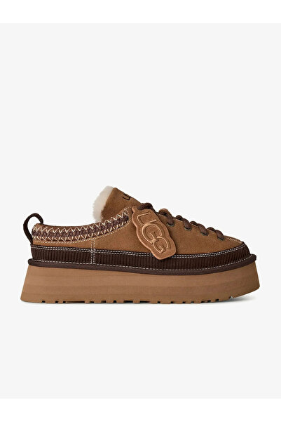 UGG Women's Suede Outer Surface with Wool Inside, Ankle Embroidery Patterned ...