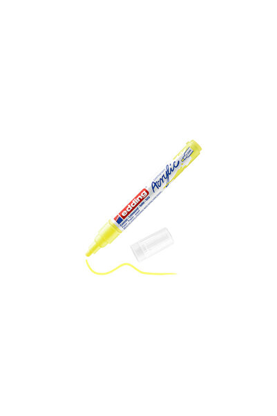Edding 5100 ΑΚΡΥΛΙΚΟΣ ΜΑΡΚΕΡ 2-3MM ΦΘΟΡΙΖΟΝ ΚΙΤΡΙΝΟ