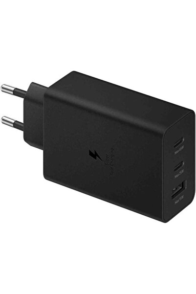 Samsung Incarcator retea Τροφοδοτικό Τριών Θυρών 65W T6530 Καλώδιο Type-C 1μ ...