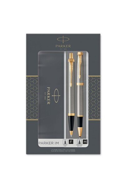 Parker IM DUO BRUSH METAL GT ΣΕΤ ΣΤΥΛΟΥ ΡΟΛΕΡΜΠΟΛ ΚΑΙ ΣΤΥΛΟΥ ΜΕ ΜΕΤΑΛΛΙΚΗ ΜΥ