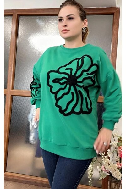 Kabartma Detaylı SweatShirt