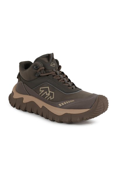 Guja Men's Sports Shoes 513 Khaki Outdoor Trekking Style Thick Sole Comfortab...