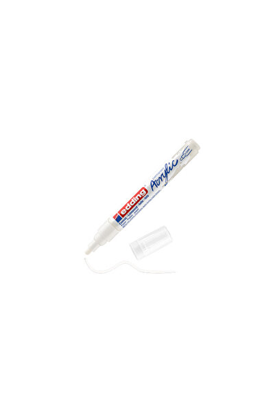 Edding 5100 ΑΚΡΥΛΙΚΟΣ ΜΑΡΚΕΡ 2-3MM ΛΕΥΚΟΣ