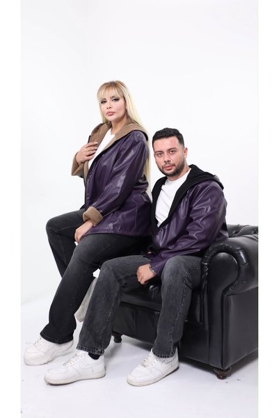 volkitolki Unisex Leather Coat & Jacket Rain Windproof