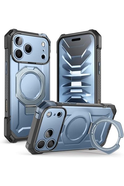 Supcase غطاء حماية لهاتف آيفون 18 برو / 17 برو مع حامل، باللون الأخضر
