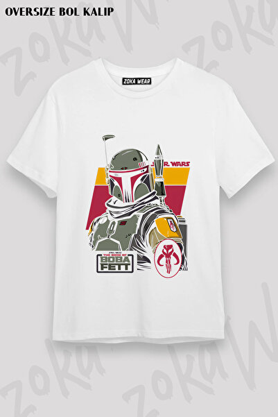 ZOKAWEAR Star Wars Boba Fett Printed T-Shirt