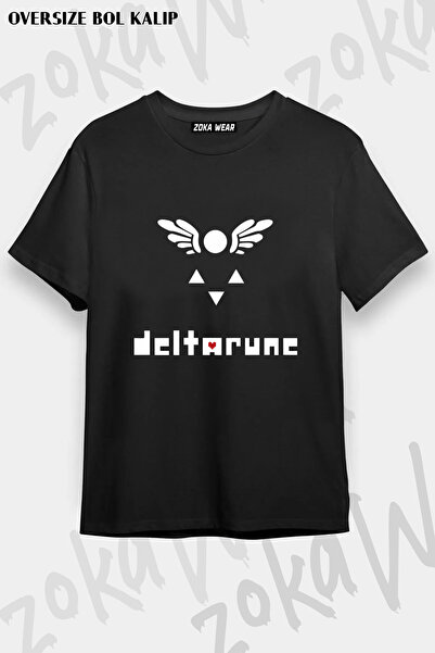 ZOKAWEAR Logo Deltarune Game Undertale Printed T-Shirt