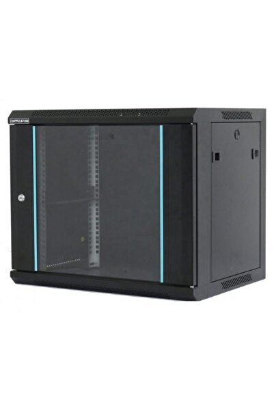 Dateup Ρακ 19'' 15U 600x450, επιτοίχιο, με γυάλινη πόρτα, πάνελ