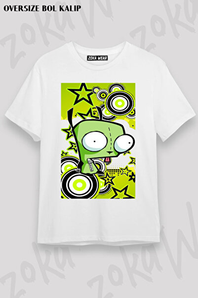 ZOKAWEAR Invader Zim V1 Printed T-Shirt