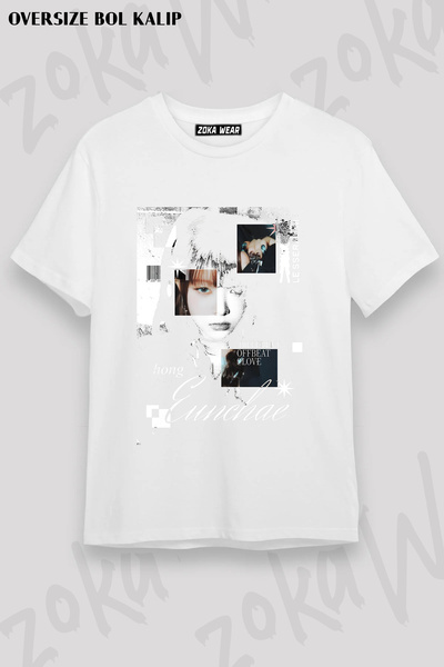 ZOKAWEAR Different Hong Eunchae Le Sserafim Printed T-Shirt