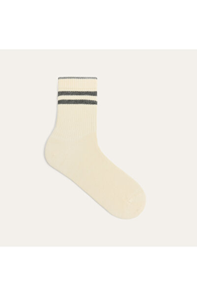 Mudo Men's smoked striped ankle socks