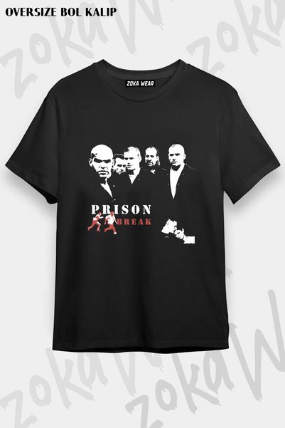 ZOKAWEAR Prison Break Bask Printed T-Shirt