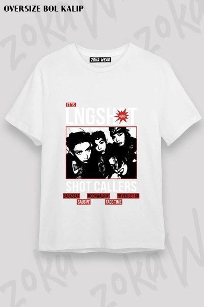 ZOKAWEAR Poster V2 Shot Callers K-Pop Lngshot Printed T-Shirt