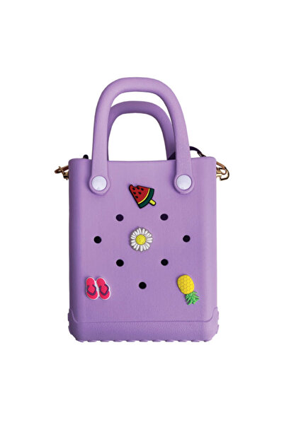 CACTUS CROQBAG με διακοσμητικά καρφίτσες 16x20 εκ. - ΜΩΒ