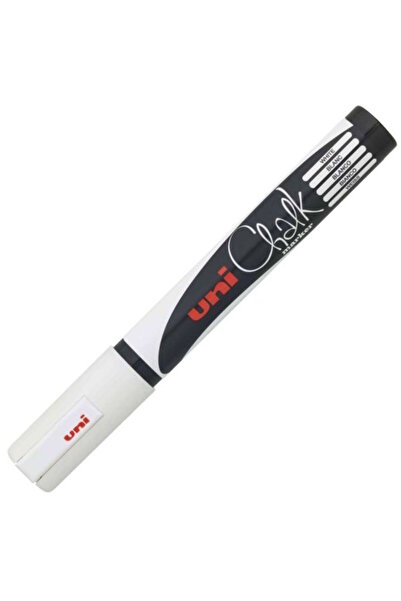Uni Λευκός Μαρκαδόρος Κιμωλίας PWE-5M UNI-BALL