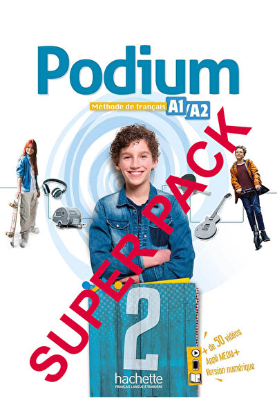 Hachette PODIUM 2 ΣΟΥΠΕΡ ΠΑΚΕΤΟ (ΒΙΒΛΙΟ + ΤΕΤΡΑΔΙΟ + ΛΕΞΙΚΟ + ΔΩΡΟ ΕΚΠΛΗΞΗ)