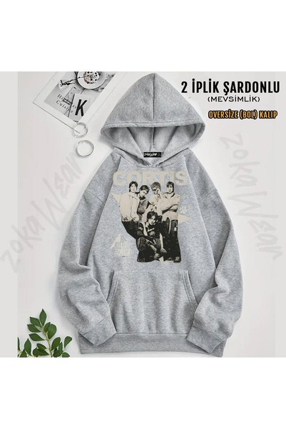 ZOKAWEAR Band K-Pop Cortis Printed Hooded Sweatshirt