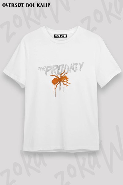 ZOKAWEAR تي شيرت مطبوع عليه The Prodigy Electronic Dance Music Flint Muzik Ka...