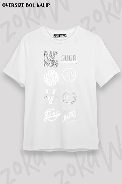 ZOKAWEAR Bts - Signature Logo Printed T-Shirt