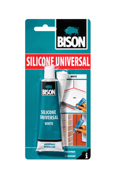 Bison Γενικής Χρήσης Λευκή Σιλικόνη 60ml
