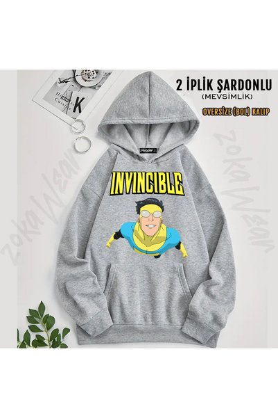 ZOKAWEAR Invincible V6 Printed Hooded Sweatshirt