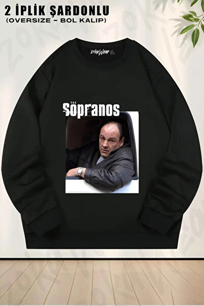 ZOKAWEAR The Sopranos Printed Crew Neck Sweatshirt