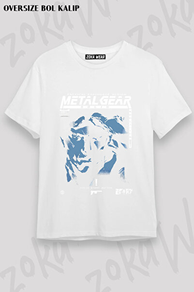 ZOKAWEAR Solid Snake Metal Gear Solid Printed T-Shirt