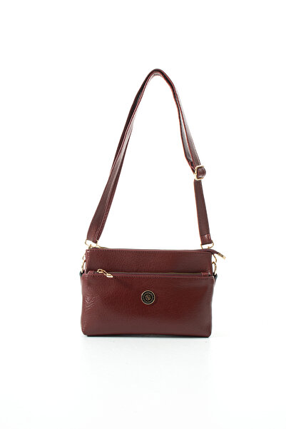 Sanmorris Women's Multi-Compartment Zippered Daily Shoulder Bag S-1450 Claret...