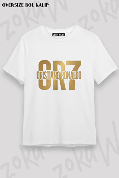 ZOKAWEAR Best Footballer Cristiano Ronaldo Football Goat Printed T-Shirt