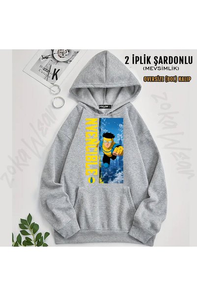 ZOKAWEAR Invincible V9 Printed Hooded Sweatshirt
