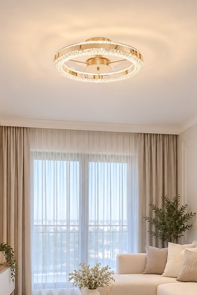 Fer Avize İnci Tekli Plafonyer Modern Tasarım Enerji Tasarruflu Led Avize 3 R...