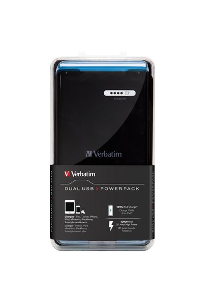 Verbatim POWER BANK 2xUSB 12000mAh