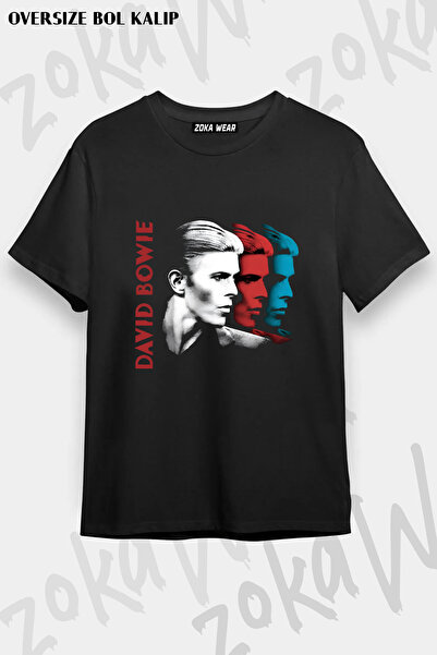 ZOKAWEAR Colorful David Bowie Printed T-Shirt