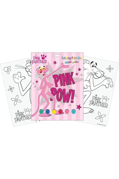Rainbow Max PINK PANTHER- Number Pattern Coloring Kit