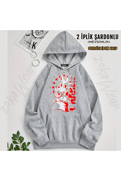 ZOKAWEAR Charlie Morningstar Keekee Hazbin Hotel Printed Hooded Sweatshirt