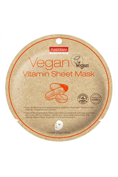 Purederm 3 in 1 Vitamin Mask - VEGAN - circle -