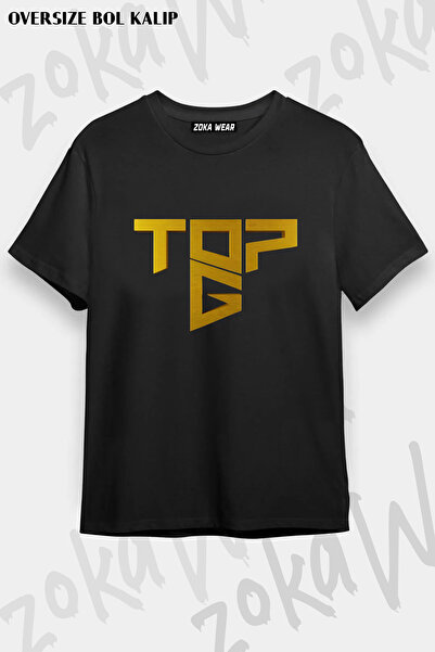 ZOKAWEAR Logo Topg Andrew Tate Printed T-Shirt
