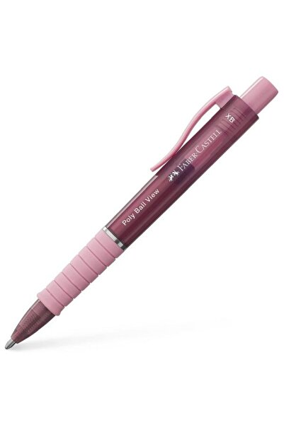 Faber Castell Στυλό POLYBALL VIEW 1.4 Ροζ Μπλε Σκιάς