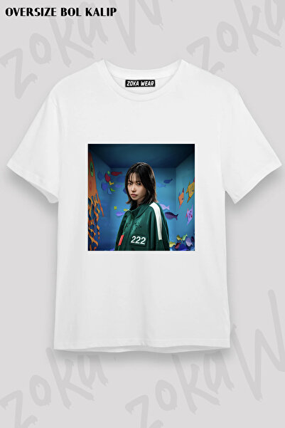 ZOKAWEAR Squid Game 222 Characters Printed T-Shirt