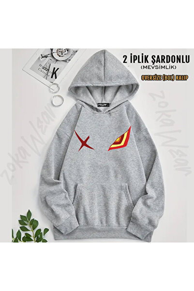 ZOKAWEAR Senketsu Anime Kill La Kill Printed Hooded Sweatshirt