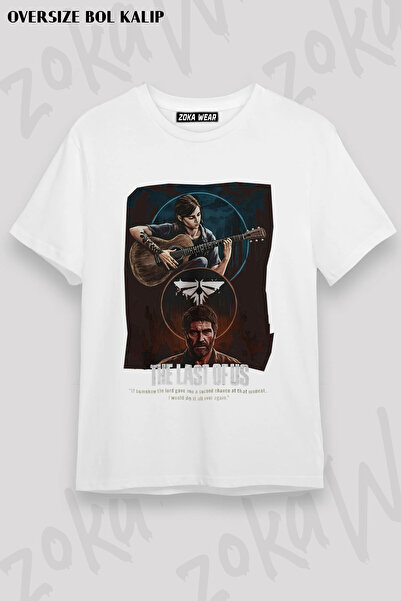 ZOKAWEAR Gamer T-Shirt the Last of Us Joel Elite Game Movie Printed T-Shirt