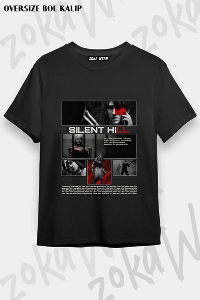 ZOKAWEAR تي شيرت مطبوع عليه سايلنت هيل