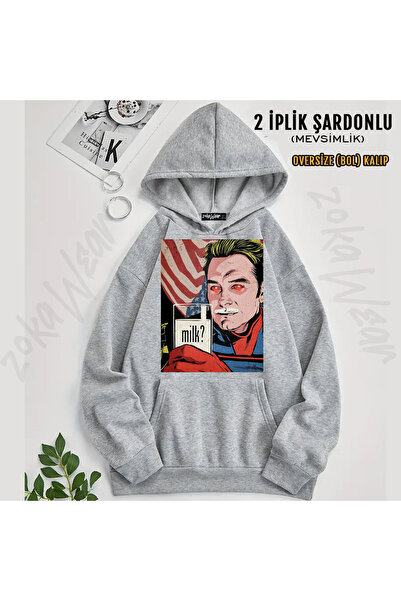 ZOKAWEAR The Boys Homelander Printed Hooded Sweatshirt