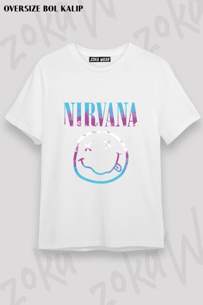ZOKAWEAR Smile Face Nirvana Printed T-Shirt