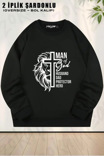 ZOKAWEAR Adam Tanri majica sa natpisom "Ženski hrišćanski tata" i okruglim iz...