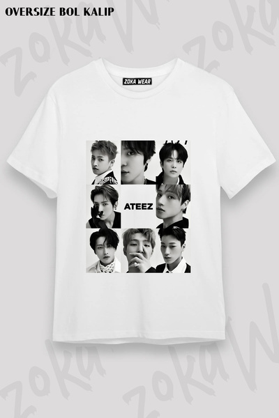 ZOKAWEAR Band K-Pop Ateez Printed T-Shirt