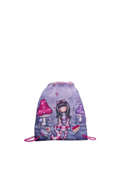 Gorjuss ΣΑΚΙΔΙΟ ΠΛΑΤΗΣ LILA CHESHIRE CAT 2023 237402