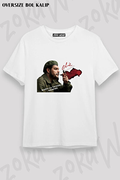 ZOKAWEAR Che Guevara - Green Red Printed T-Shirt
