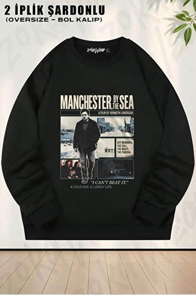 ZOKAWEAR Manchester by Sea Printed Crew Neck Sweatshirt